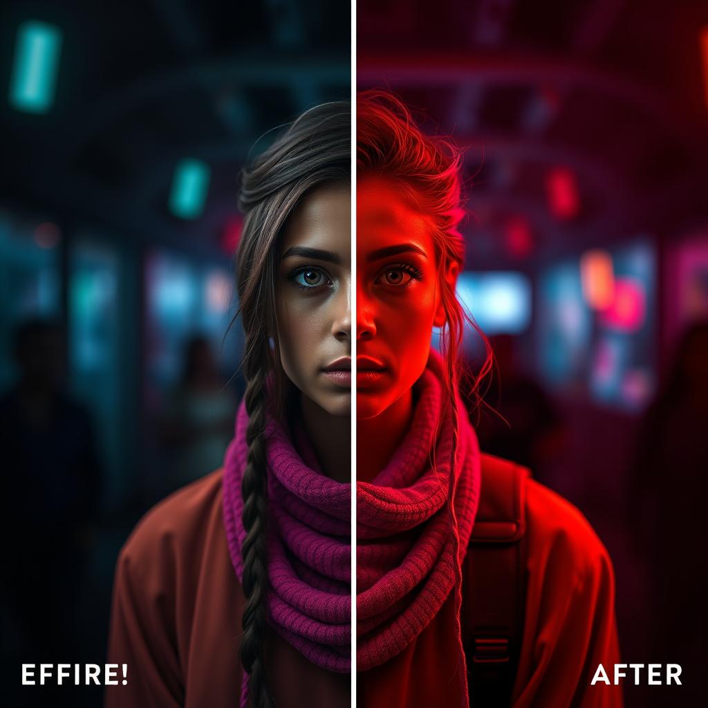 Transform the first image to resemble the style and feel of the second image