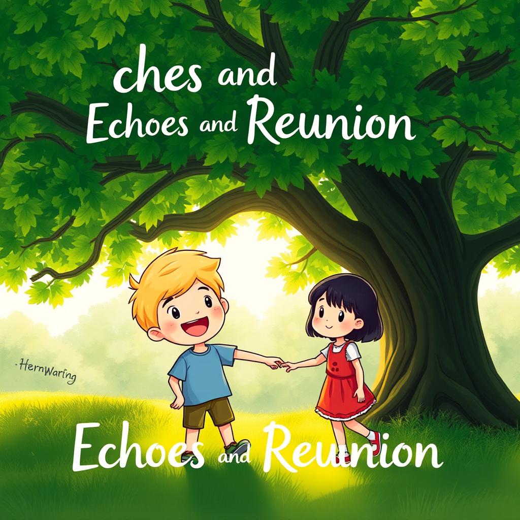 A heartwarming book cover titled 'Echoes and Reunion'
