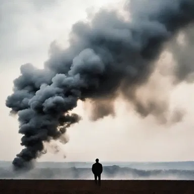 The poet described the protagonist's thoughts as airy and fleeting, like wisps of smoke.