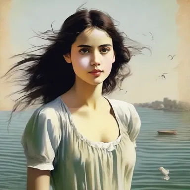 The protagonist in the novel had an airy demeanor, as if she floated through life without a care in the world.