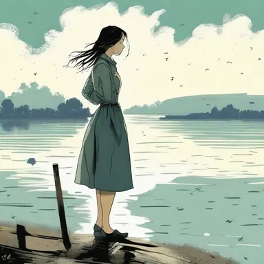 The protagonist in the novel had an airy demeanor, as if she floated through life without a care in the world.