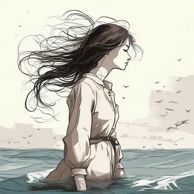 The protagonist in the novel had an airy demeanor, as if she floated through life without a care in the world.