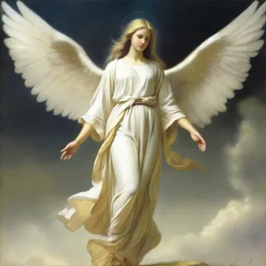 The scriptures described angels as ethereal beings, with wings that allowed them to move in an airy manner.