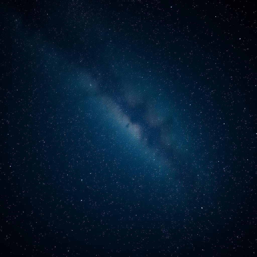 A breathtaking view of a vast sea of stars scattered across a dark night sky, featuring a cosmic tapestry filled with sparkling constellations and the Milky Way galaxy gracefully arching overhead