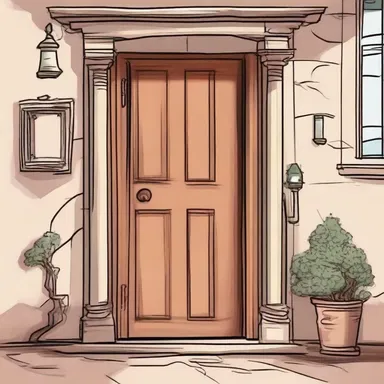 The protagonist stumbled upon a mysterious door left ajar, drawing her into a world of whimsical adventure and captivating characters.