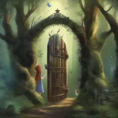 In the enchanted forest, the gate to the realm of magical creatures was left ajar, tempting the protagonist to explore its wonders.