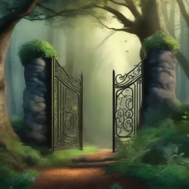 In the enchanted forest, the gate to the realm of magical creatures was left ajar, tempting the protagonist to explore its wonders.