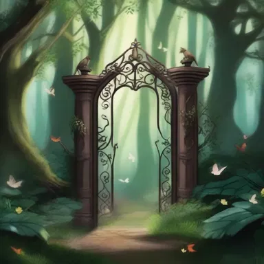 In the enchanted forest, the gate to the realm of magical creatures was left ajar, tempting the protagonist to explore its wonders.