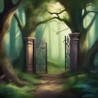 In the enchanted forest, the gate to the realm of magical creatures was left ajar, tempting the protagonist to explore its wonders.