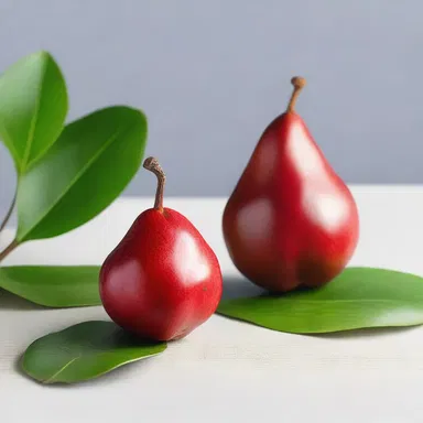 The akee fruit has a unique red pear-shaped appearance that can be incorporated into the design of modern architecture and interior spaces.