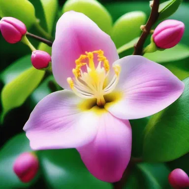 In the fantasy novel, a mystical creature is drawn to the ethereal scent of akee flowers, using them as a portal to travel between dimensions.