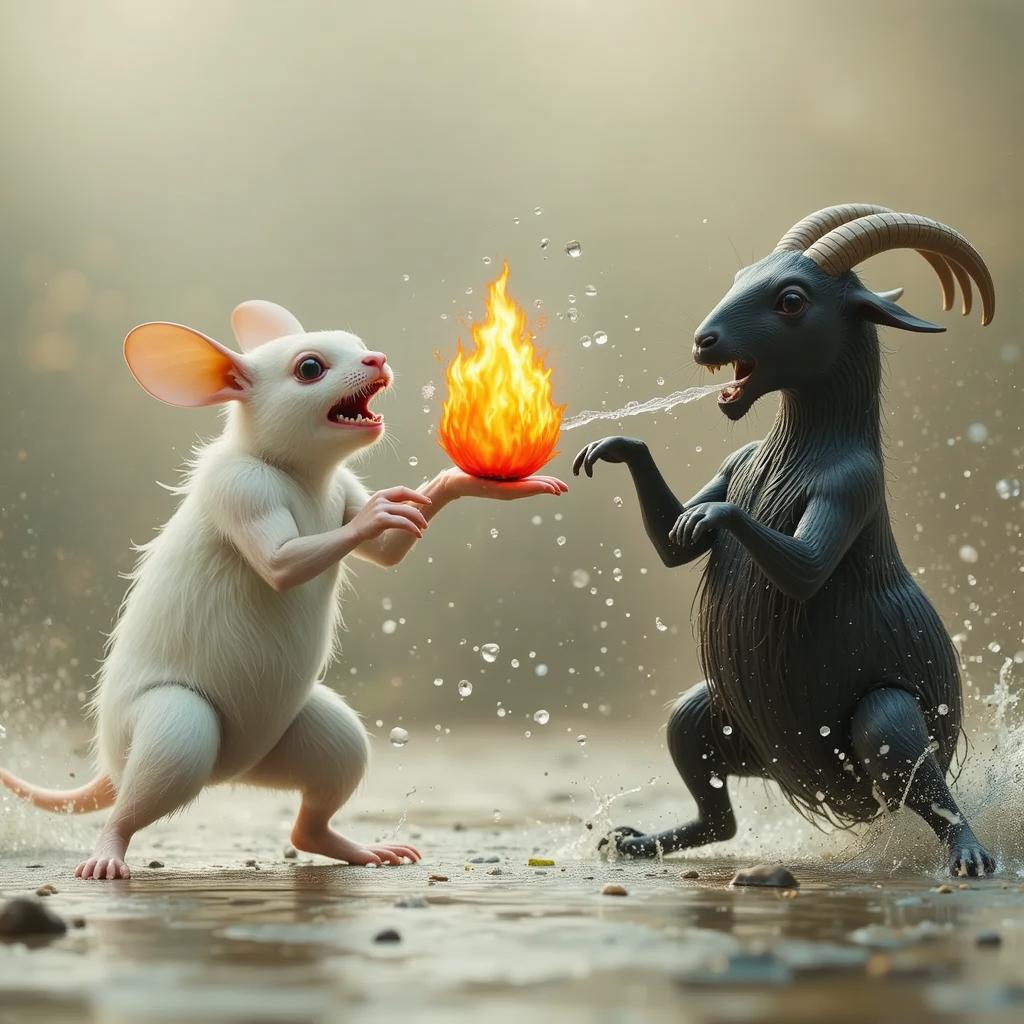 Whimsical Shock: The Screaming Mouse