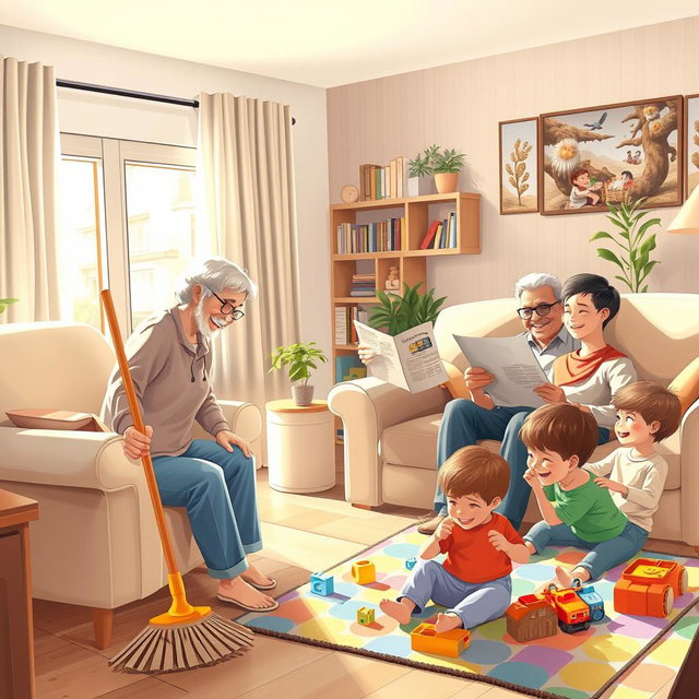 Cozy Family Living Room: A Haven of Togetherness