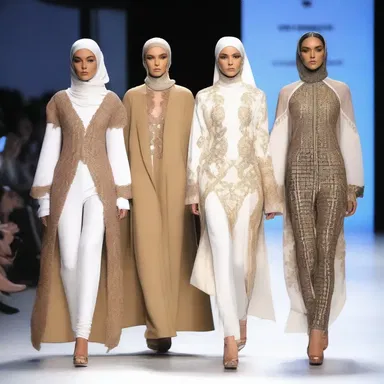 The fashion designer incorporated elements inspired by al-Itihaad al-Islamiya in their latest collection, creating a controversial and provocative runway show.
