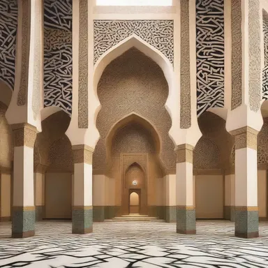 Influenced by the principles of al-Itihaad al-Islamiya, the architect designed a mosque with stunning geometric patterns and intricate calligraphy.