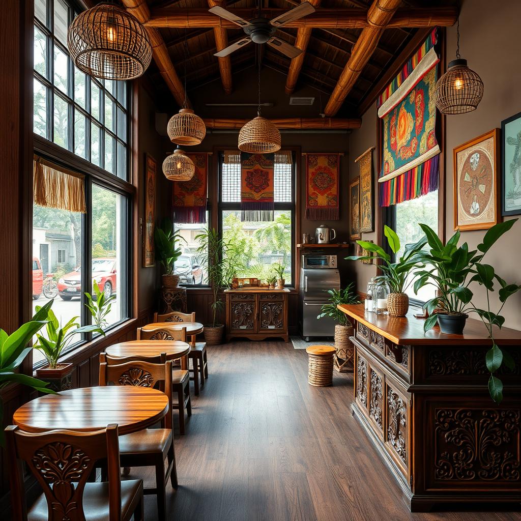 Embrace Filipino Charm: Cozy Coffee Shop Interior