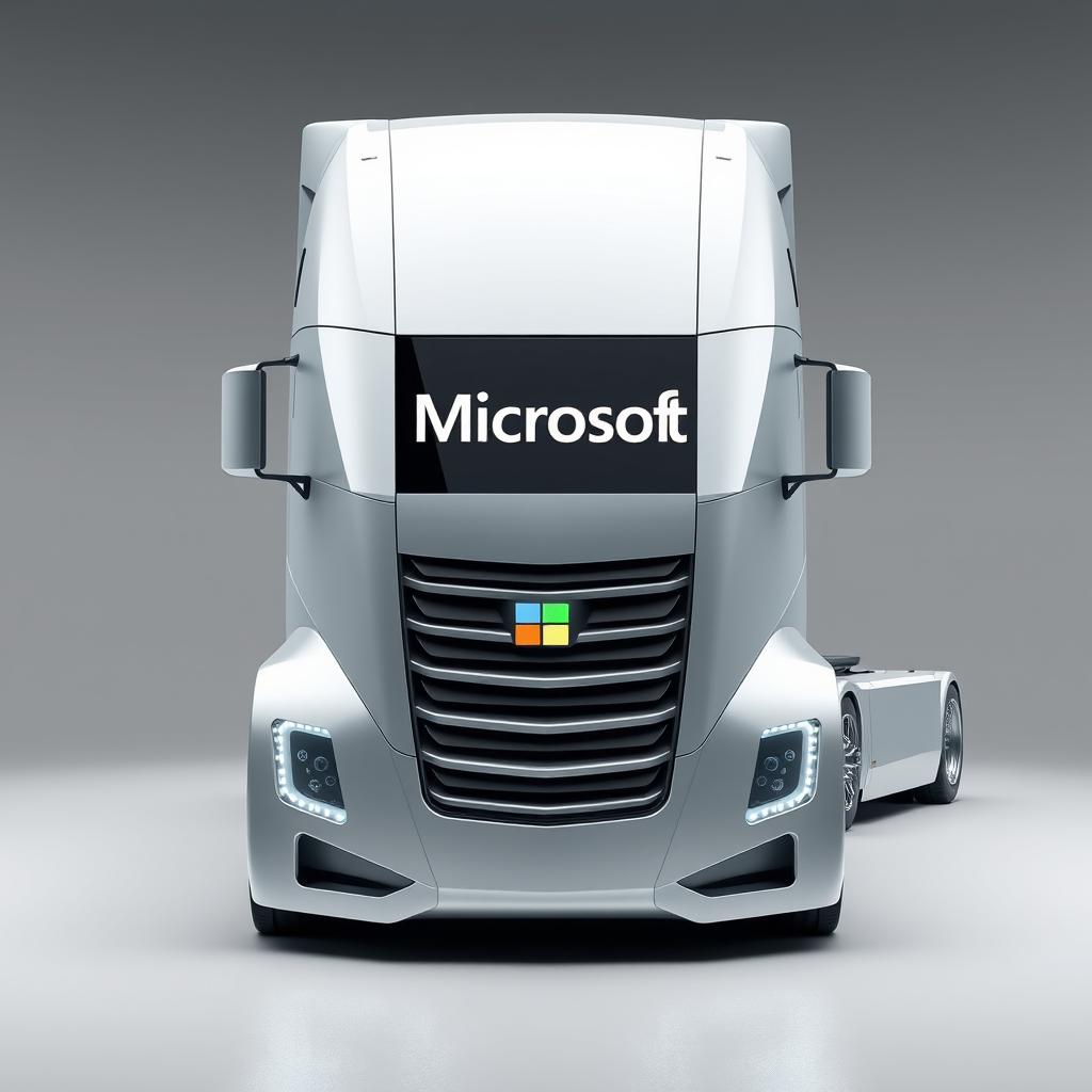 Discover the Future: Microsoft Semi-Truck