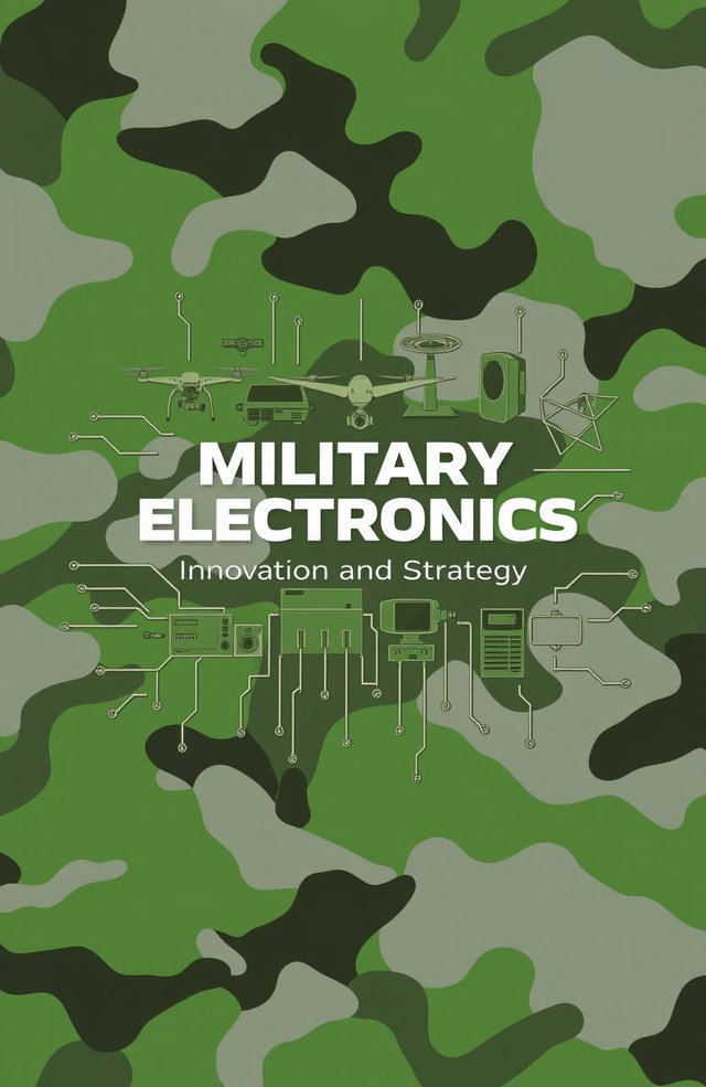 Military Electronics Mastery: Professional Book Cover Design