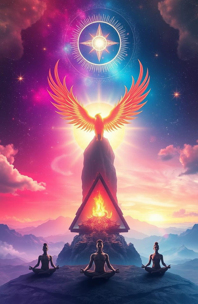 A conceptual and thought-provoking image to illustrate the philosophy of 'Thimothism', which posits that humans are born to live eternally