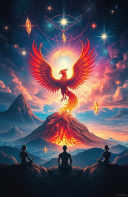 A conceptual and thought-provoking image to illustrate the philosophy of 'Thimothism', which posits that humans are born to live eternally