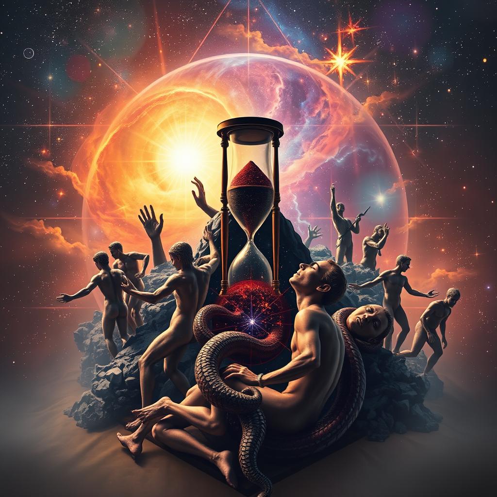 An abstract representation of 'Thimothism', which symbolizes 'The Doctrine of Humans'