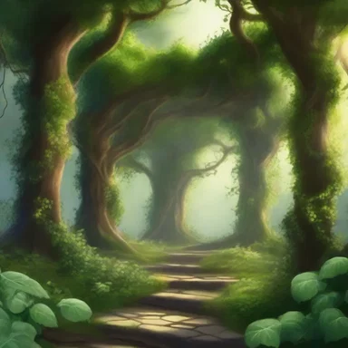 In the magical kingdom, the alar vines grew wildly, forming an enchanted pathway through the dense forest.