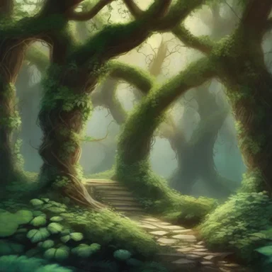 In the magical kingdom, the alar vines grew wildly, forming an enchanted pathway through the dense forest.