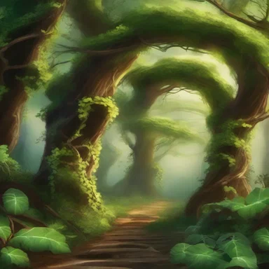 In the magical kingdom, the alar vines grew wildly, forming an enchanted pathway through the dense forest.