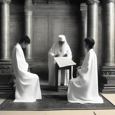 During the religious ceremony, the sacred text recitation was interrupted by the alarum sounding, foretelling a dark prophecy.
