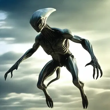 In the sci-fi movie, the alien creature had alary appendages that allowed it to soar through the sky.