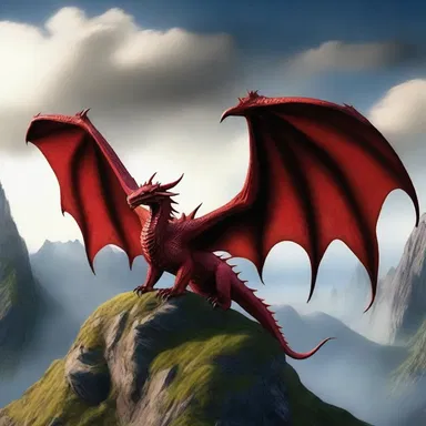 The dragon in the fantasy novel had magnificent alary wings that carried it across the vast lands.