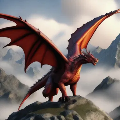 The dragon in the fantasy novel had magnificent alary wings that carried it across the vast lands.
