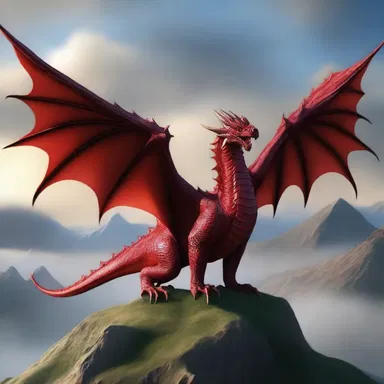The dragon in the fantasy novel had magnificent alary wings that carried it across the vast lands.