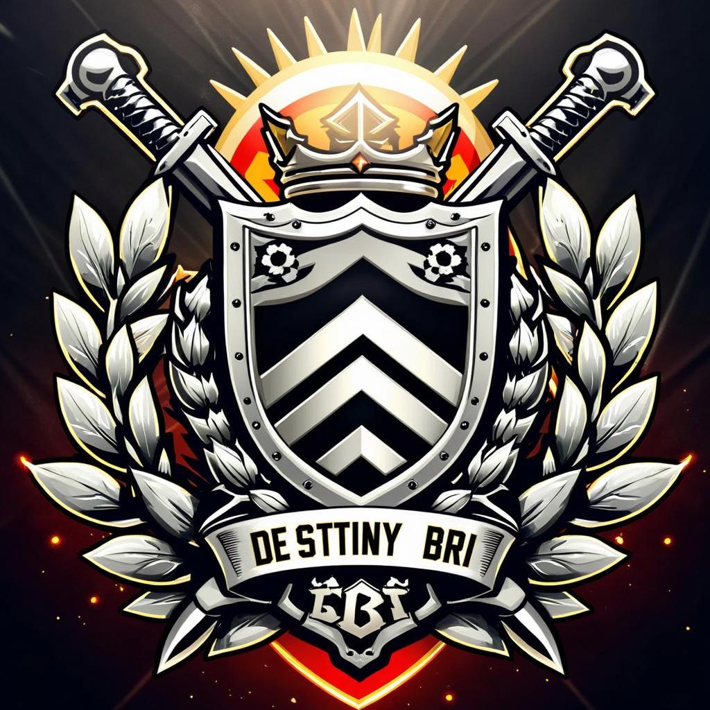 Majestic Emblem: Shield & Swords