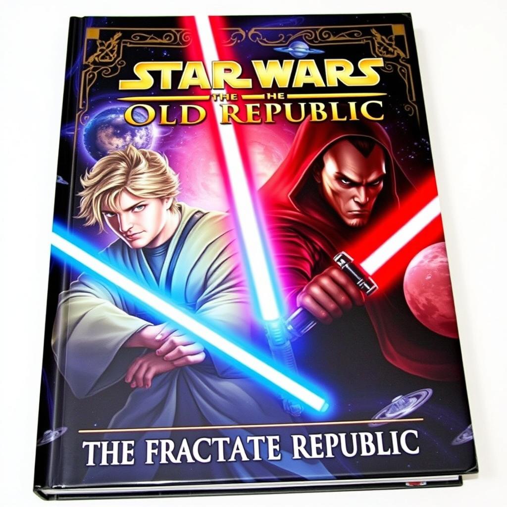 A striking book cover for 'Star Wars: The Old Republic - The Fractured Republic'