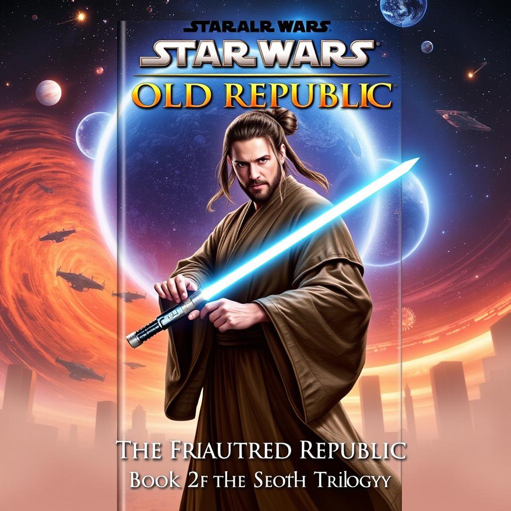 An impressive book cover for 'Star Wars: The Old Republic - The Fractured Republic (Book 2 of the Seoth Trilogy)'