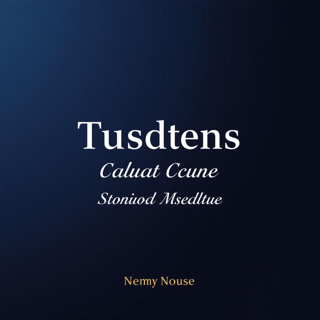 A professional book cover design featuring a sleek, modern aesthetic