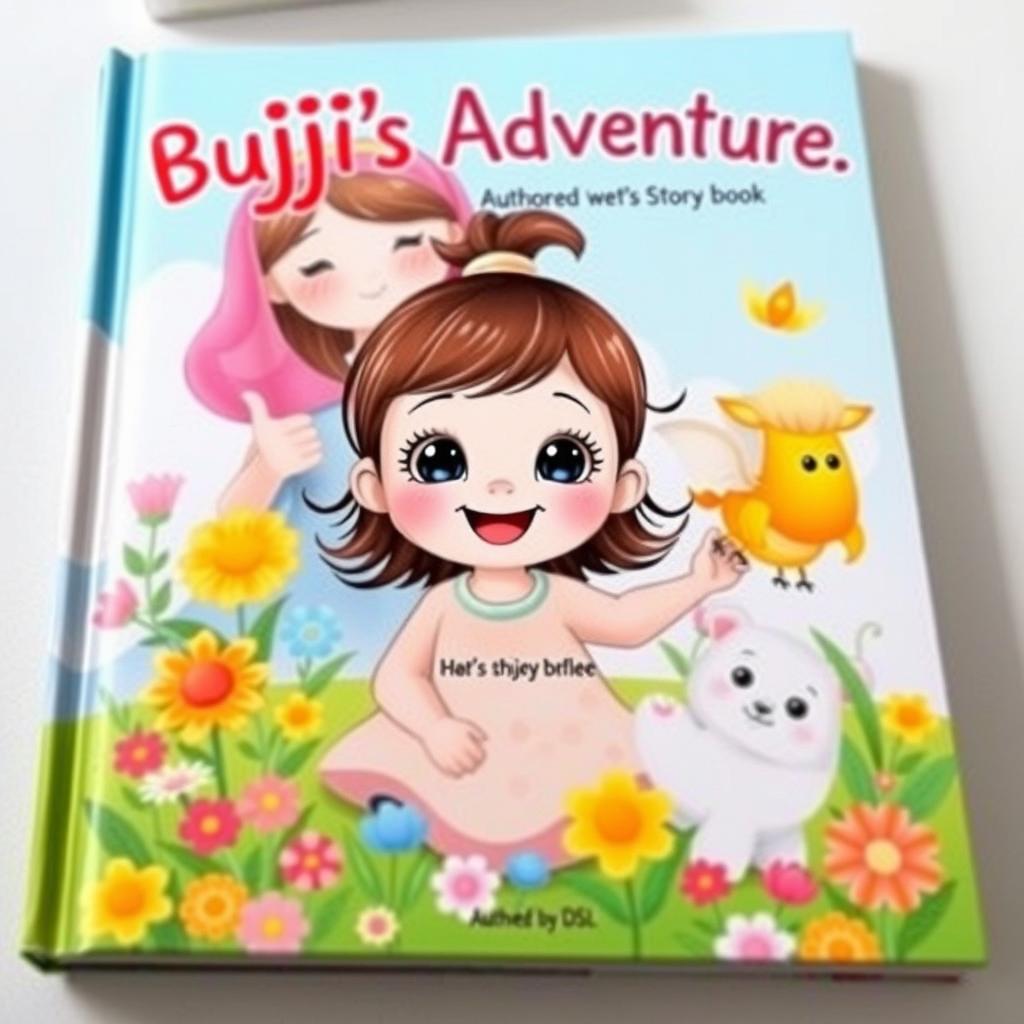 A heartwarming children's storybook titled 'Bujji's Adventures', authored by DSL