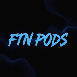 A captivating album cover featuring the title “FTN PODS” prominently displayed in an expressive, artistic font