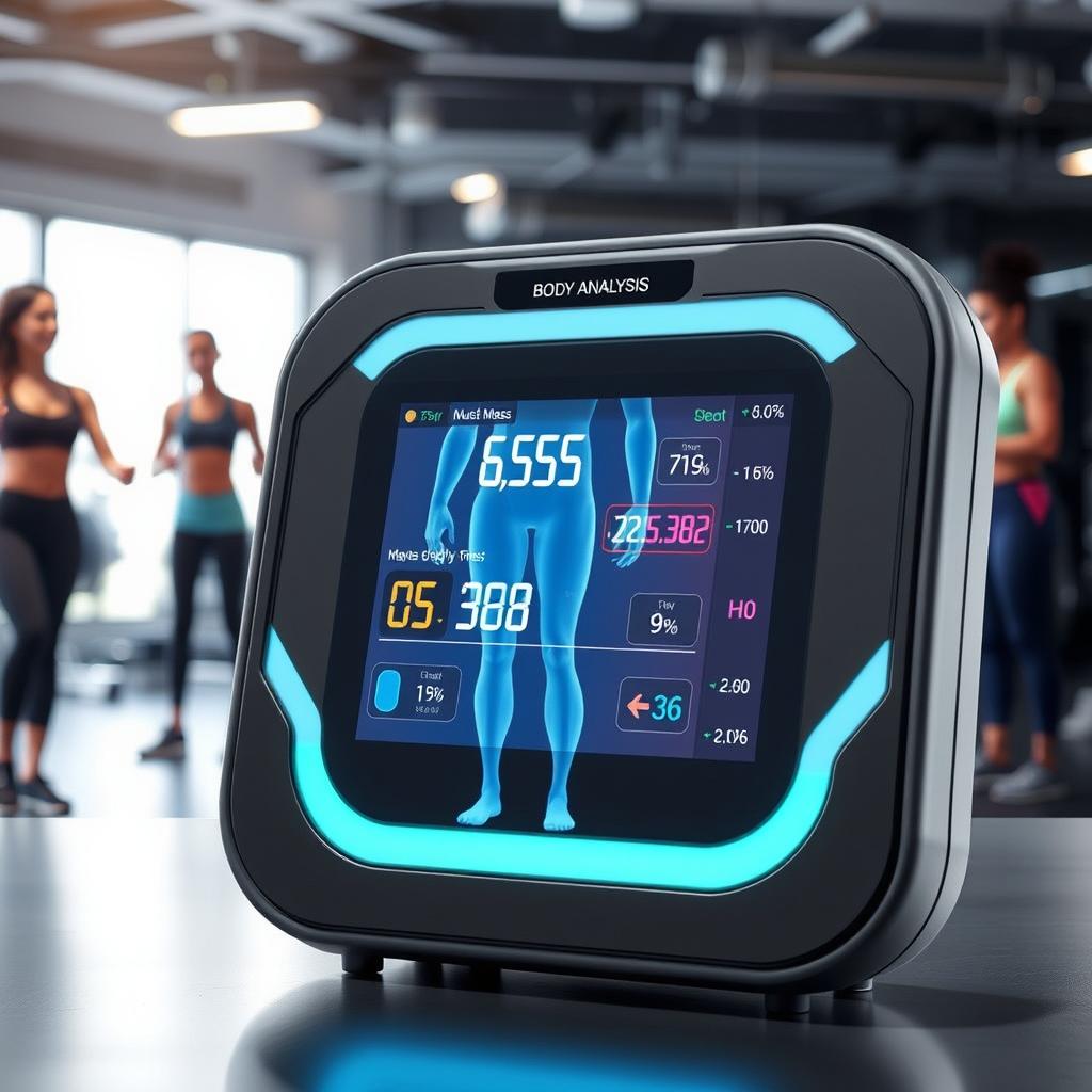 A modern body analysis device showcasing its sleek design and advanced features