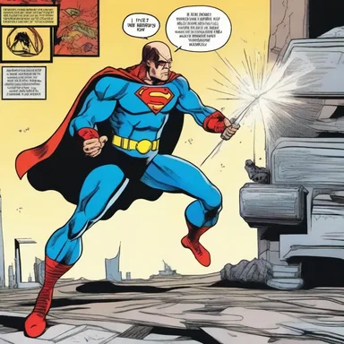 In the comic series, the superhero used his powers to alchemise objects into weapons.