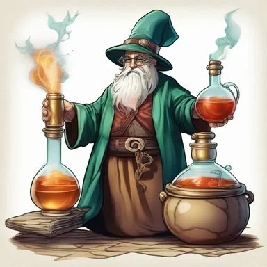 In the fantastical world of wizards, the alchemists possessed the ability to alchemise potions with extraordinary effects.