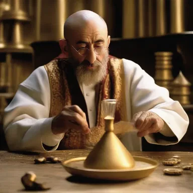 In the movie, the alchemist was able to alchemize a lead into gold using his mystical powers.