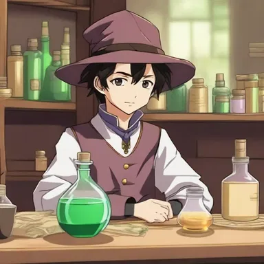In the anime series, the young alchemist learned to alchemize various potions and elixirs to help his comrades in battle.