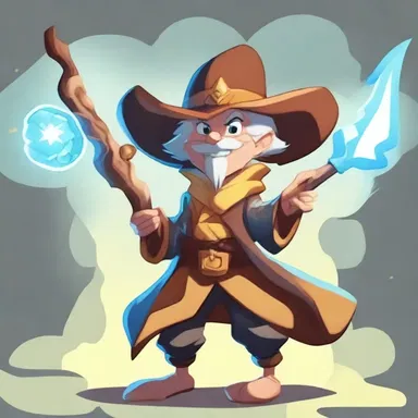 The cartoon character used a magical staff to alchemize ordinary rocks into powerful weapons during his adventures.