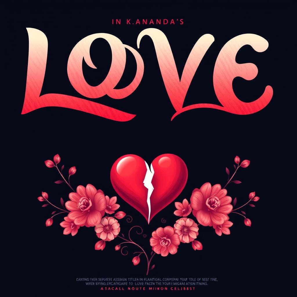 Design a visually striking movie title for "LOVE OTP" in Kannada using modern calligraphy