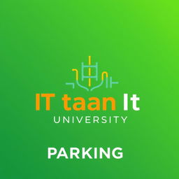 A logo design for Astana IT University, inspired by an existing logo that emphasizes modern technology, innovation, and education