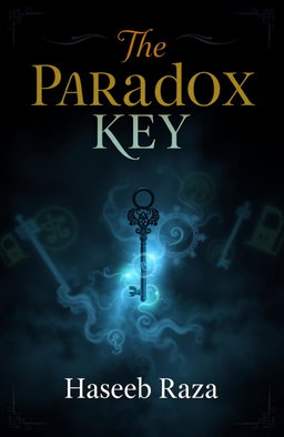 A mysterious book cover featuring the title "The Paradox Key" in an elegant, intriguing font