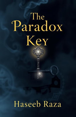 A mysterious book cover featuring the title "The Paradox Key" in an elegant, intriguing font