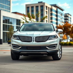 A high-quality image of a Lincoln MKX, showcasing its sleek lines and luxurious design